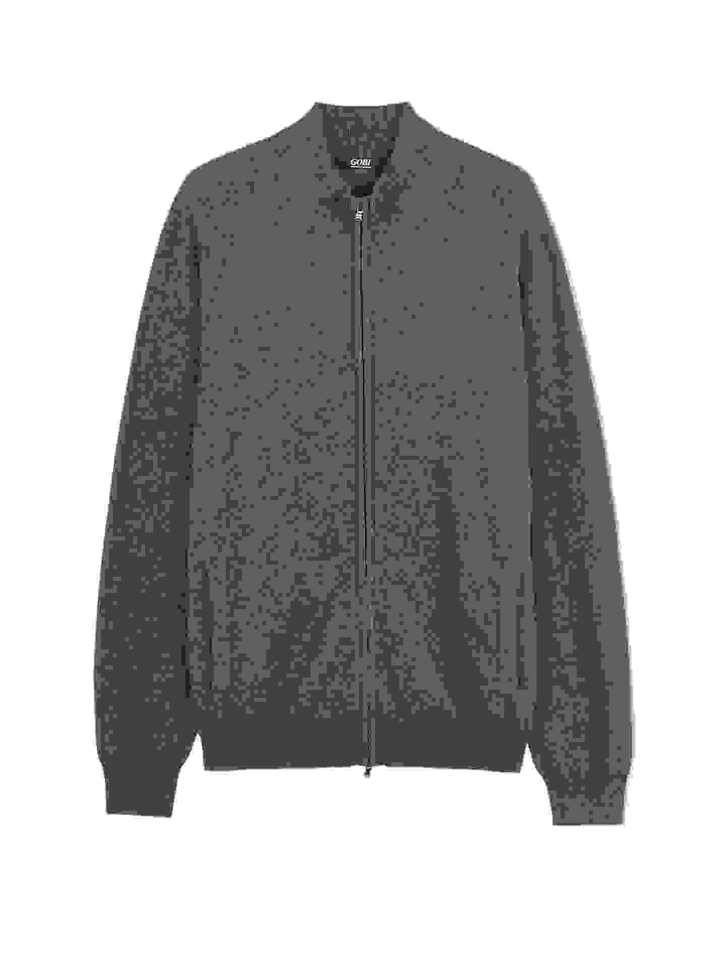 Essential Full-Zip Cashmere Cardigan – X Brown MK- Essential Full-Zip Cashmere Cardigan – X Brown MK-