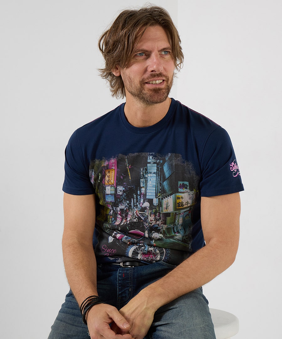 Tokyo Nights Shirt – Size Large – Midnight – by Joe Browns Tokyo Nights Shirt – Size Large – Midnight – by Joe Browns
