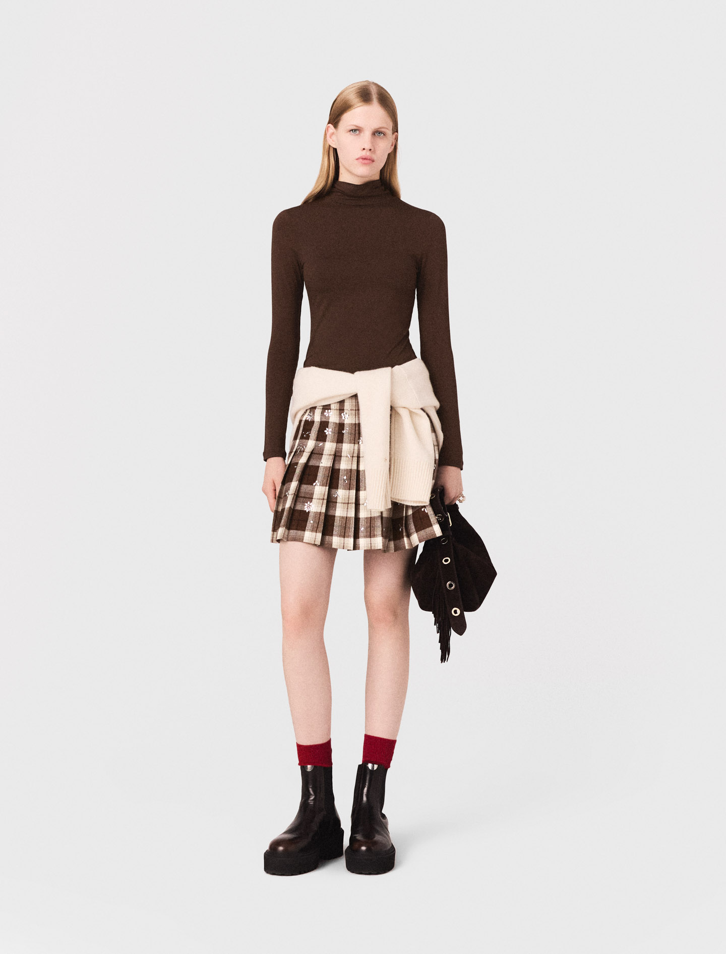 Roll neck shirt