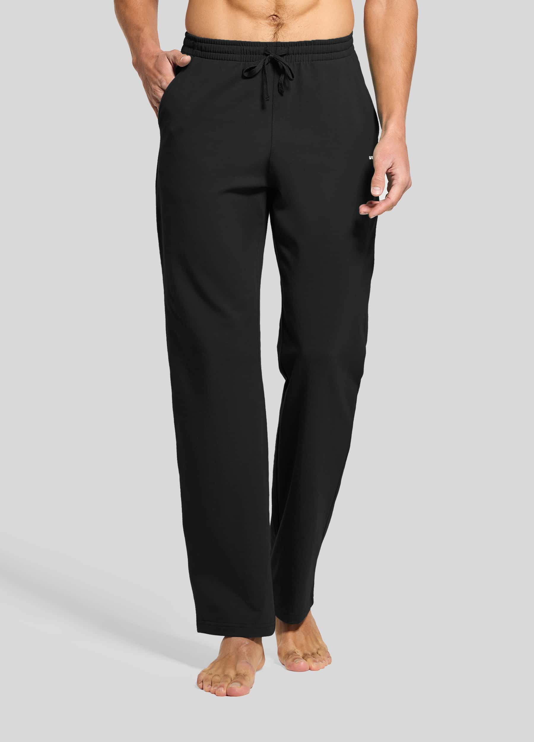 Men’s Relaxed Fit Cotton Sweatpants – Black Tall Men’s Relaxed Fit Cotton Sweatpants – Black Tall