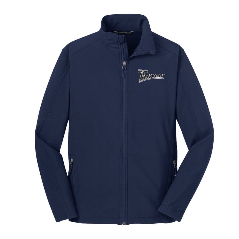 Track Mens Navy Tall Core Soft Shell Jacket Track Mens Navy Tall Core Soft Shell Jacket