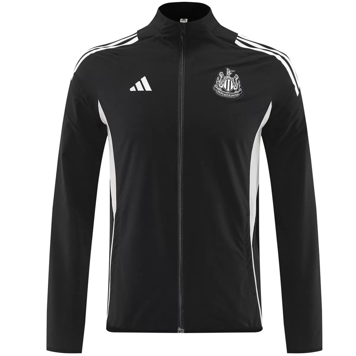 Newcastle United Windbreaker Jacket Black Newcastle United Windbreaker Jacket Black