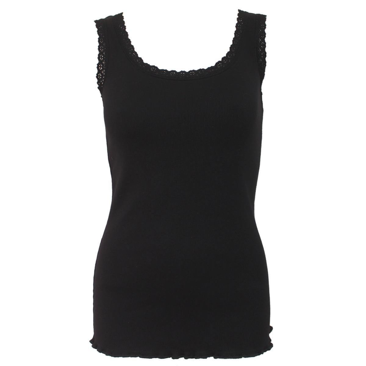 URBAN FASHION – Crochet Collar Ribbed Vest