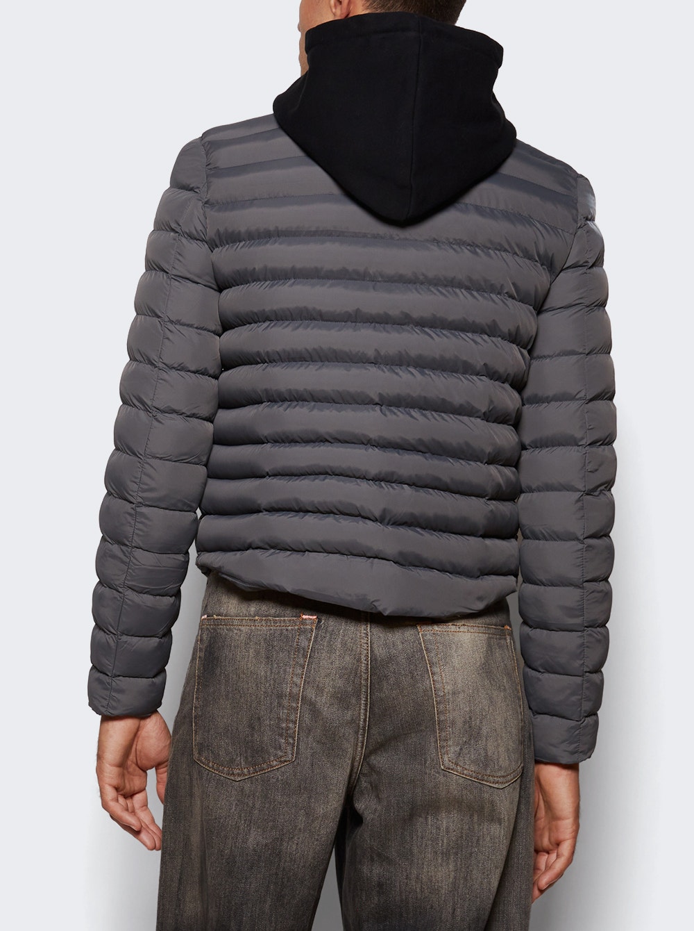 Puffer Hoodie Jacket Grey Puffer Hoodie Jacket Grey