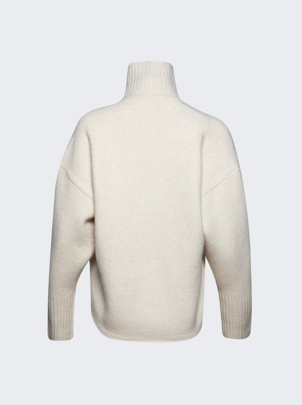 Sandra Turtleneck Sweater In Lofty Eco Cashmere Ecru Sandra Turtleneck Sweater In Lofty Eco Cashmere Ecru