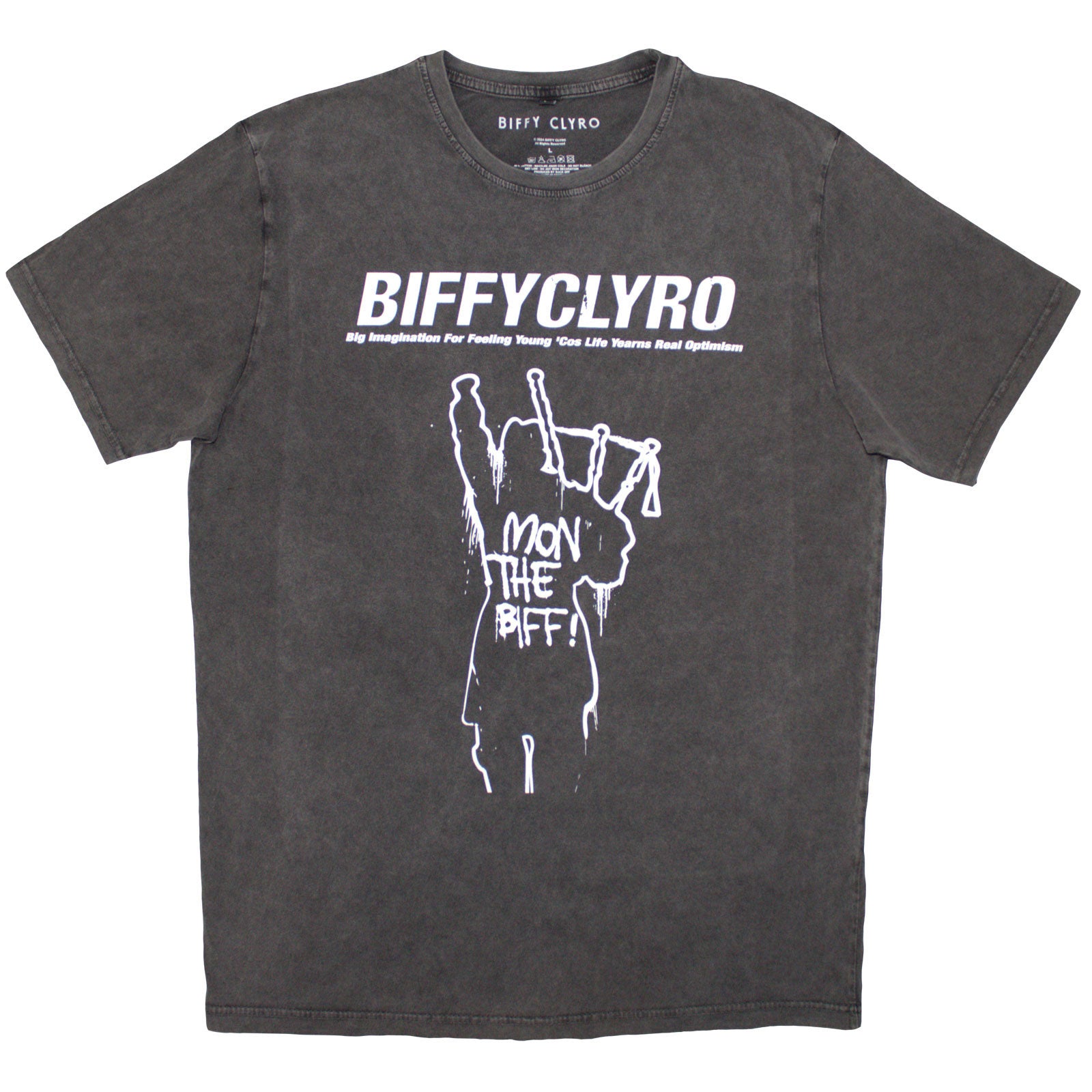BIFFY CLYRO – BIG IMAGINATION – Stone Wash Shirt Grey BIFFY CLYRO – BIG IMAGINATION – Stone Wash Shirt Grey