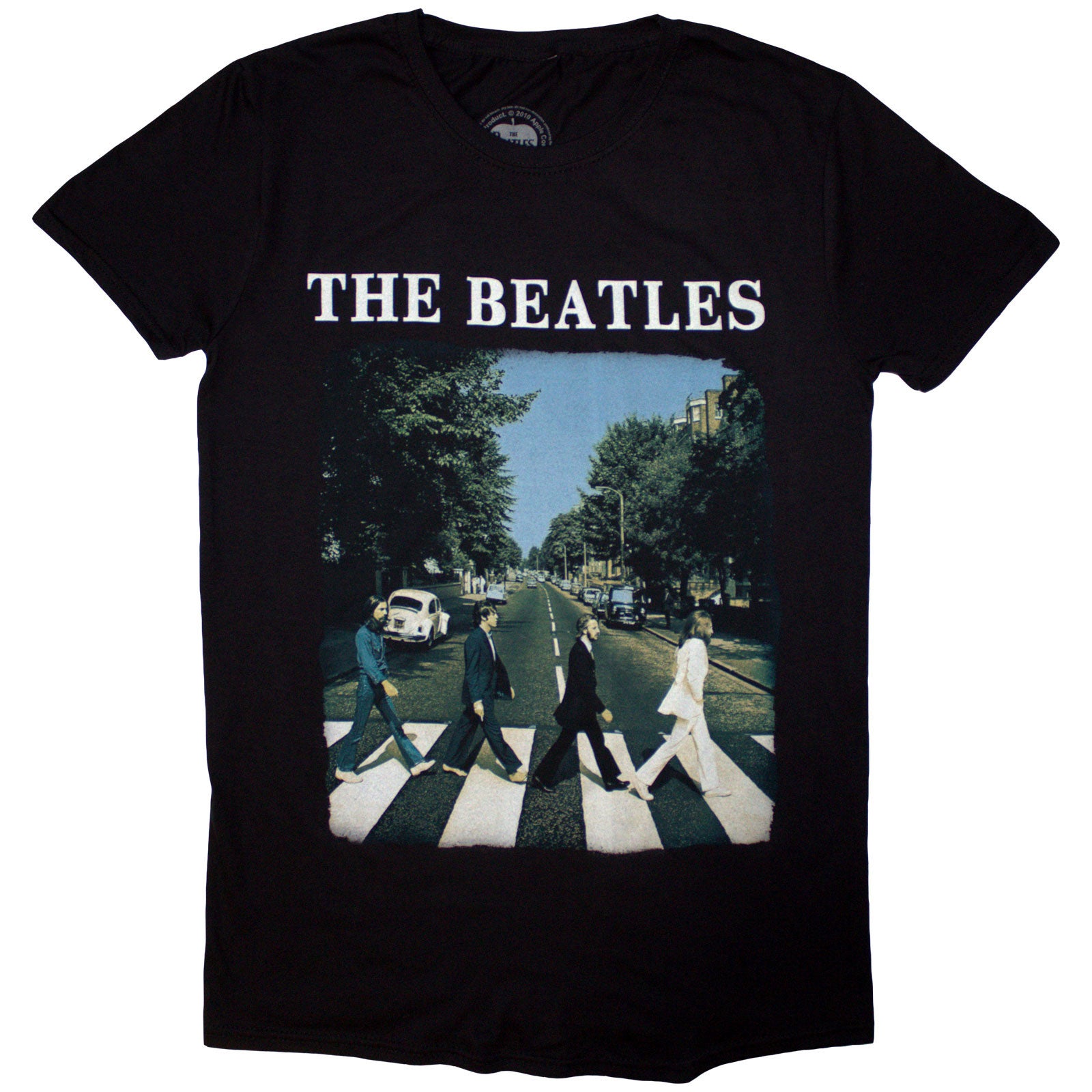 THE BEATLES – ABBEY ROAD & LOGO – Shirt Black THE BEATLES – ABBEY ROAD & LOGO – Shirt Black