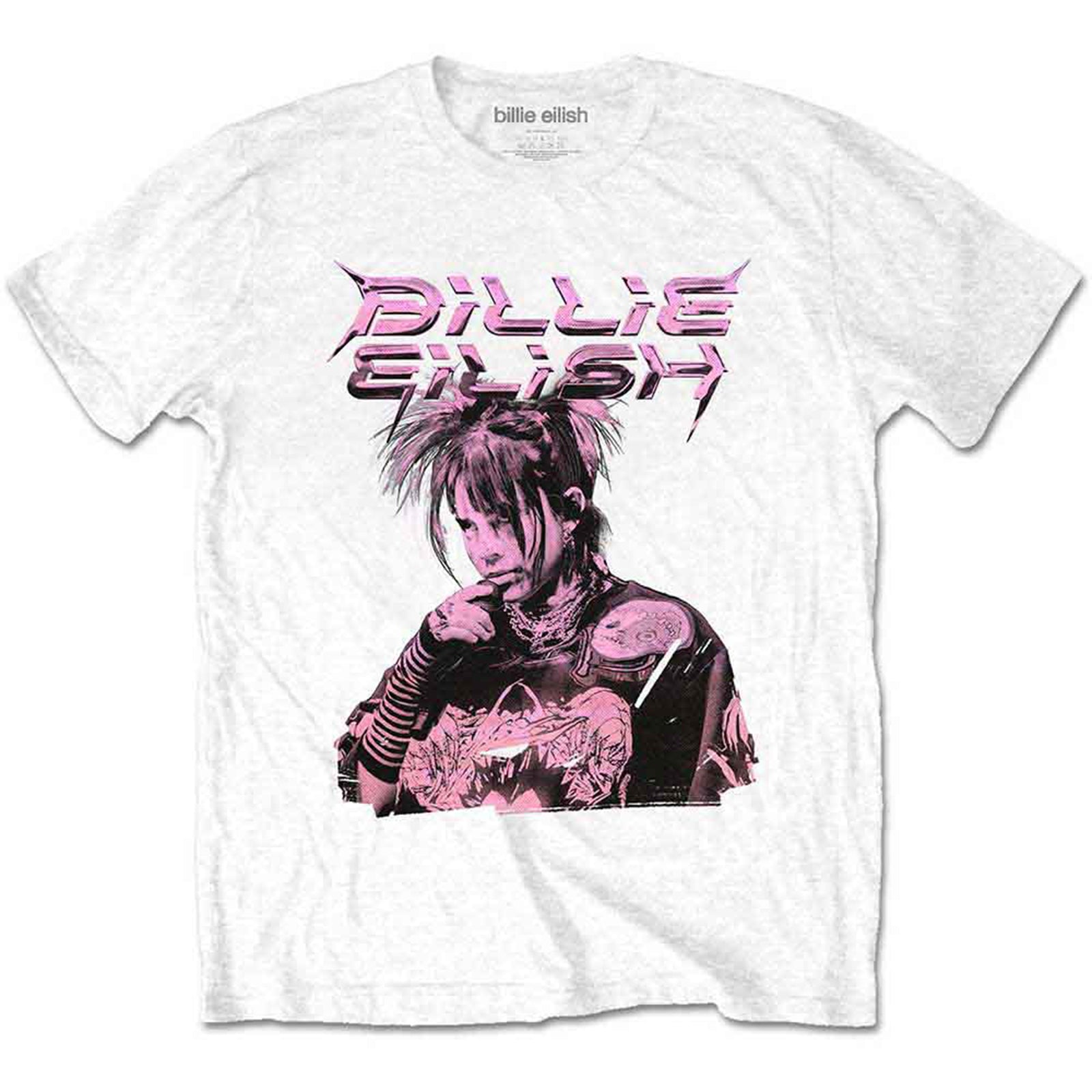 BILLIE EILISH – PURPLE ILLTRATION – Shirt White BILLIE EILISH – PURPLE ILLTRATION – Shirt White