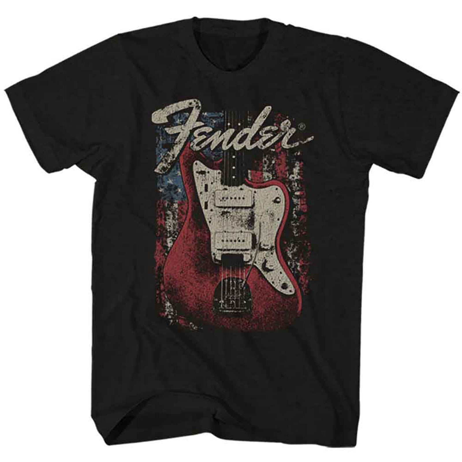 FENDER – DISTRESSED GUITAR – Shirt Black