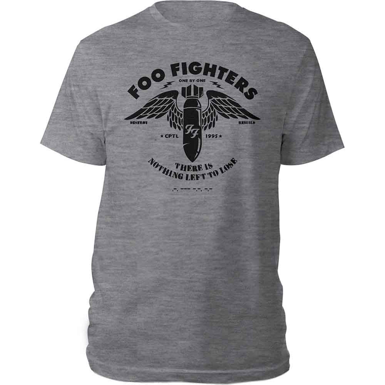 FOO FIGHTERS – STENCIL – Shirt Grey FOO FIGHTERS – STENCIL – Shirt Grey