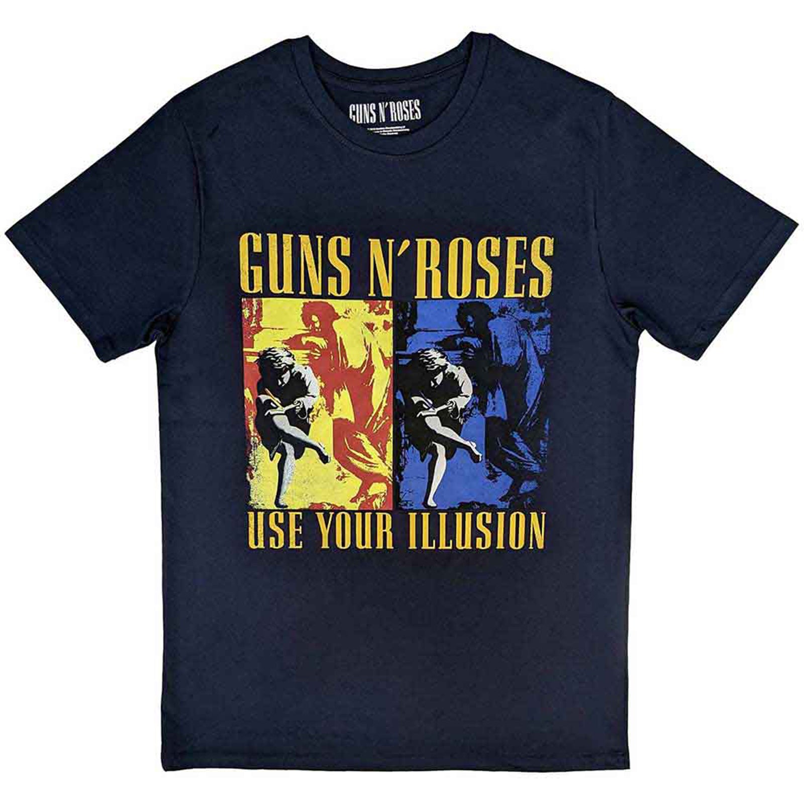 GUNS N ROSES – E YOUR ILLION NAVY – Shirt Blue GUNS N ROSES – E YOUR ILLION NAVY – Shirt Blue