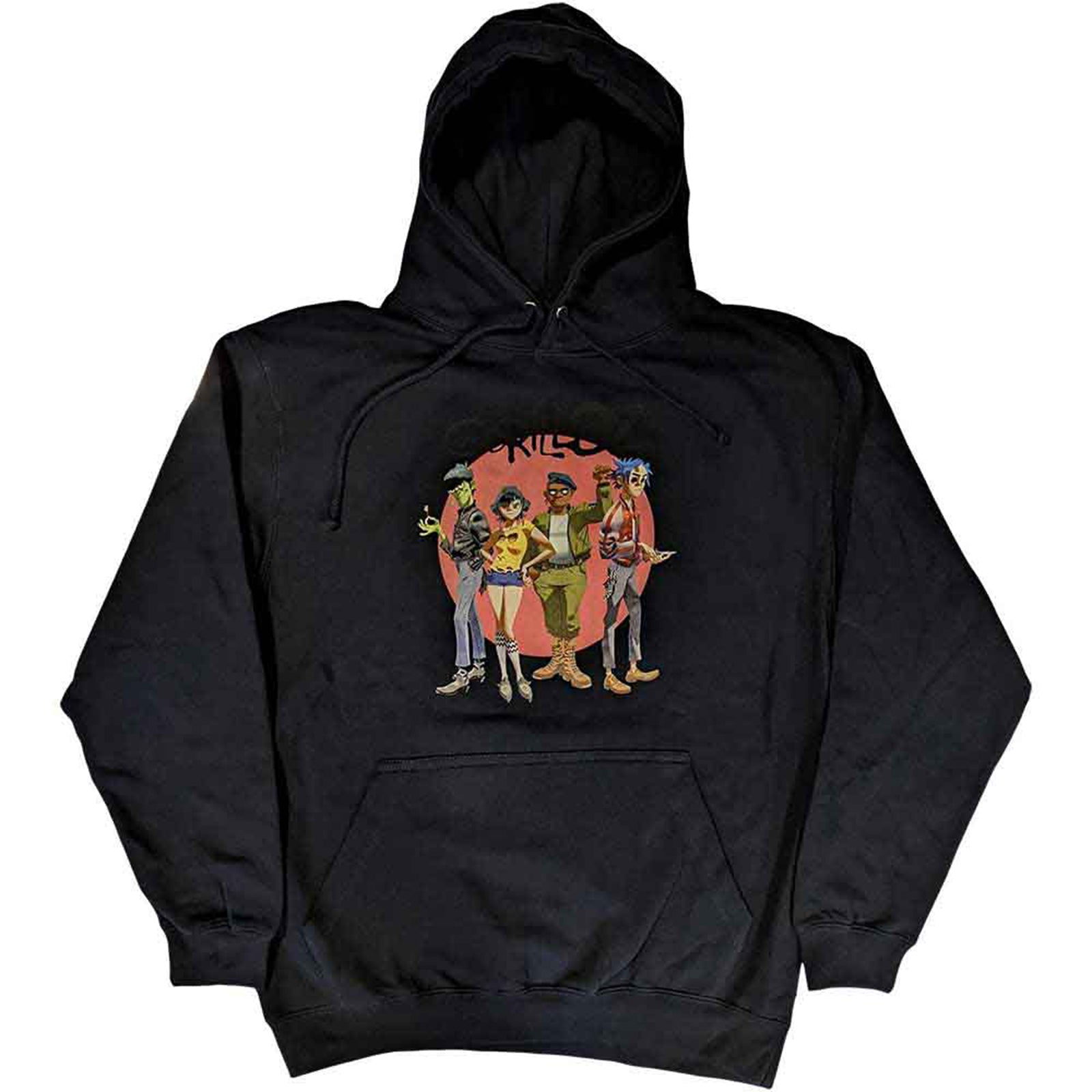 GORILLAZ – GROUP CIRCLE RISE – Pullover Hoodie Blue GORILLAZ – GROUP CIRCLE RISE – Pullover Hoodie Blue