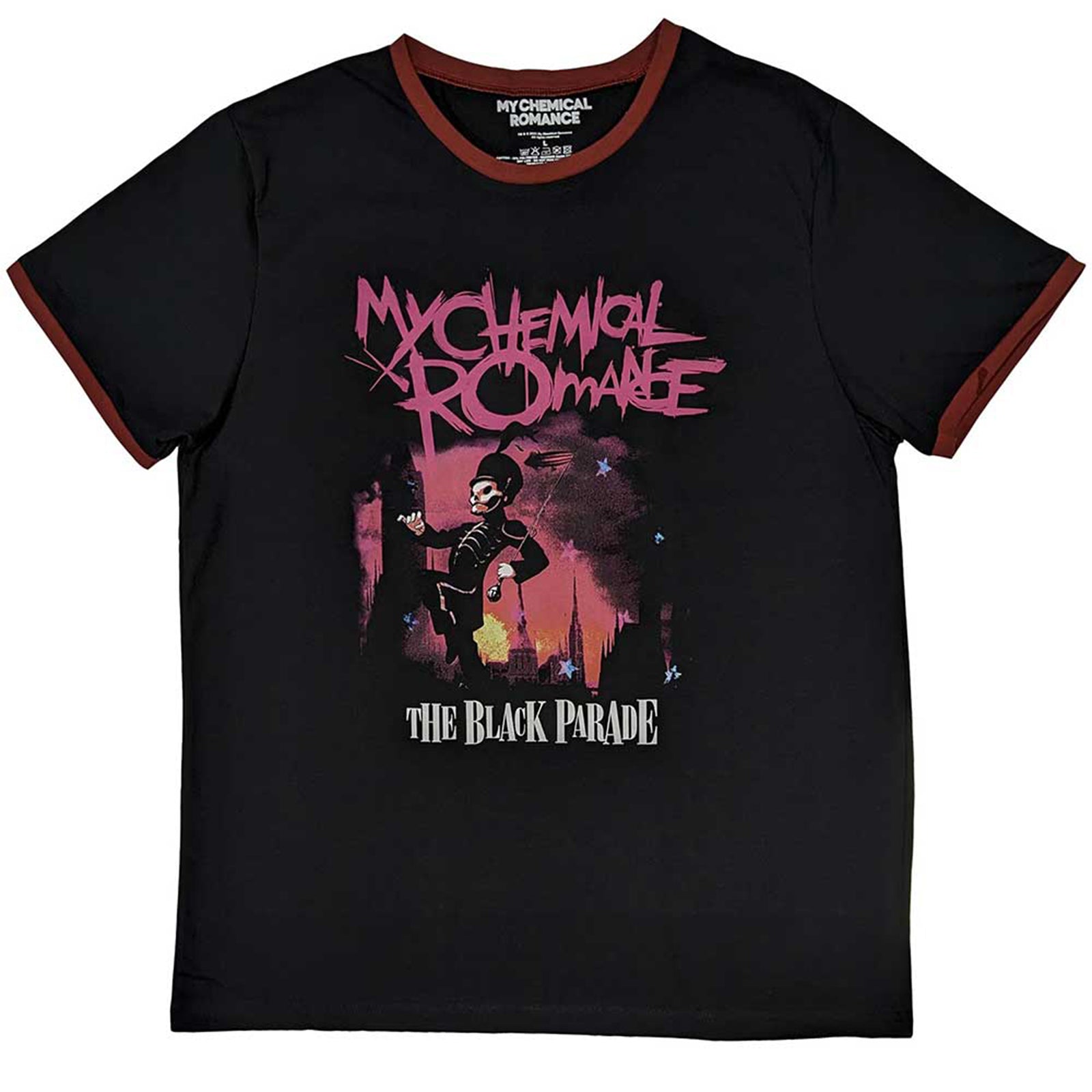 MY CHEMICAL ROMANCE – MARCH – Ringer Shirt Black MY CHEMICAL ROMANCE – MARCH – Ringer Shirt Black