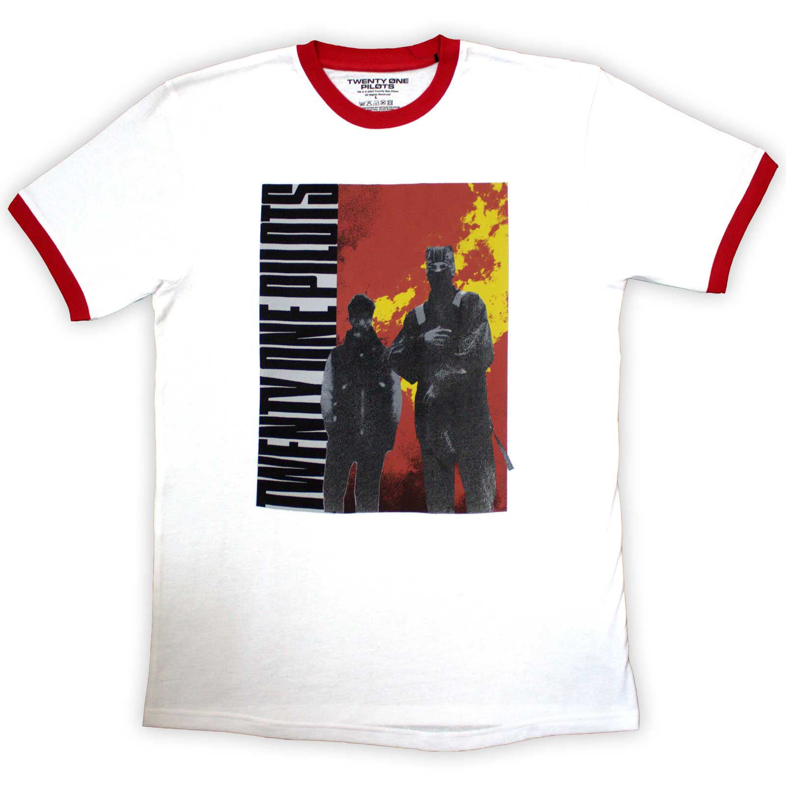 TWENTY ONE PILOTS – SIDE STAND – Ringer Shirt White TWENTY ONE PILOTS – SIDE STAND – Ringer Shirt White