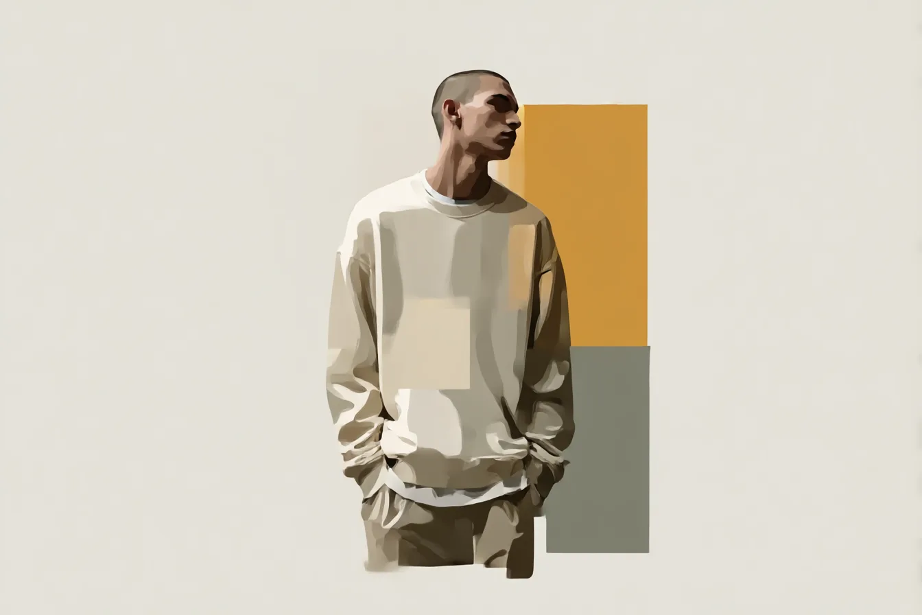 Relaxed Sweatshirts Cut to Sit Properly