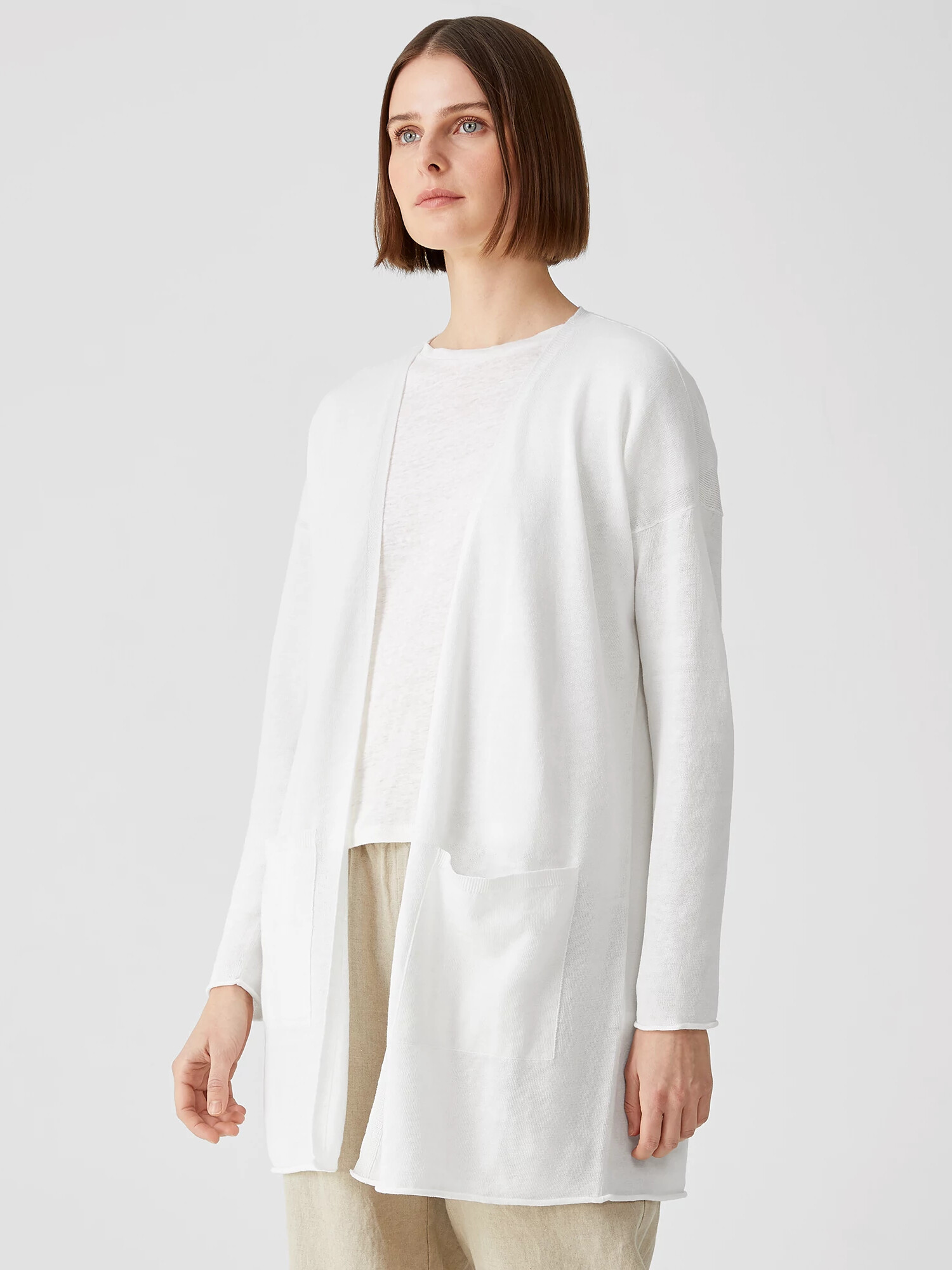 Organic Linen Cotton Cardigan Organic Linen Cotton Cardigan