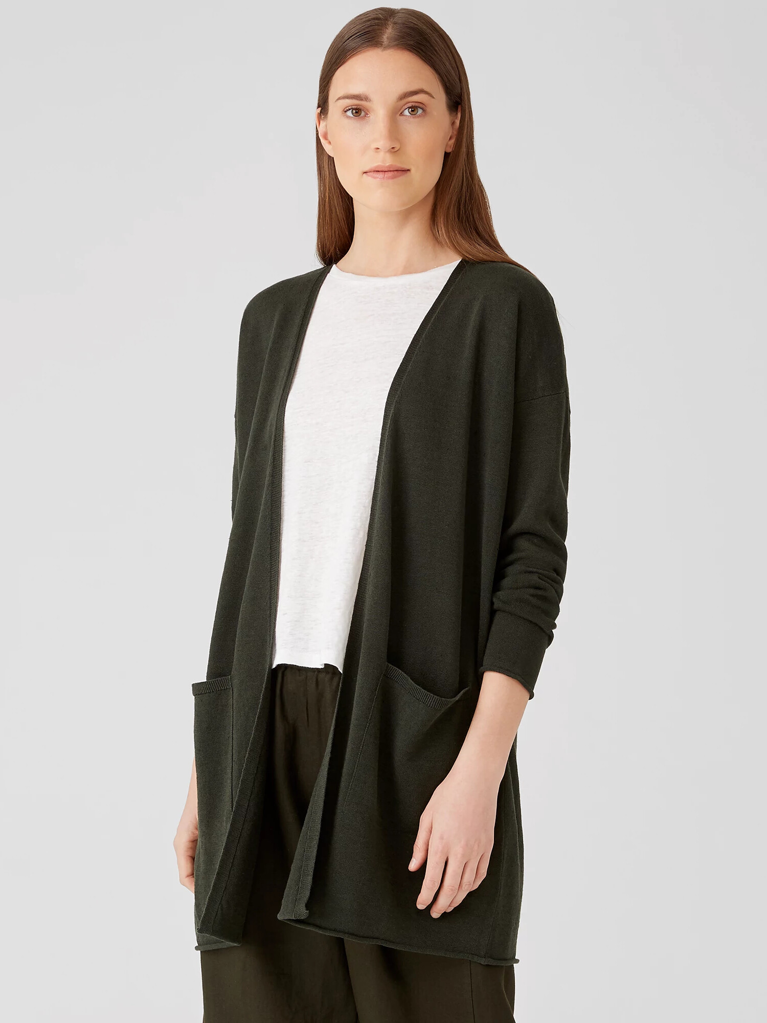 Organic Linen Cotton Cardigan Organic Linen Cotton Cardigan