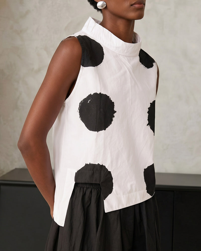 Summer Vintage Polkadot Design Tank Top Summer Vintage Polkadot Design Tank Top
