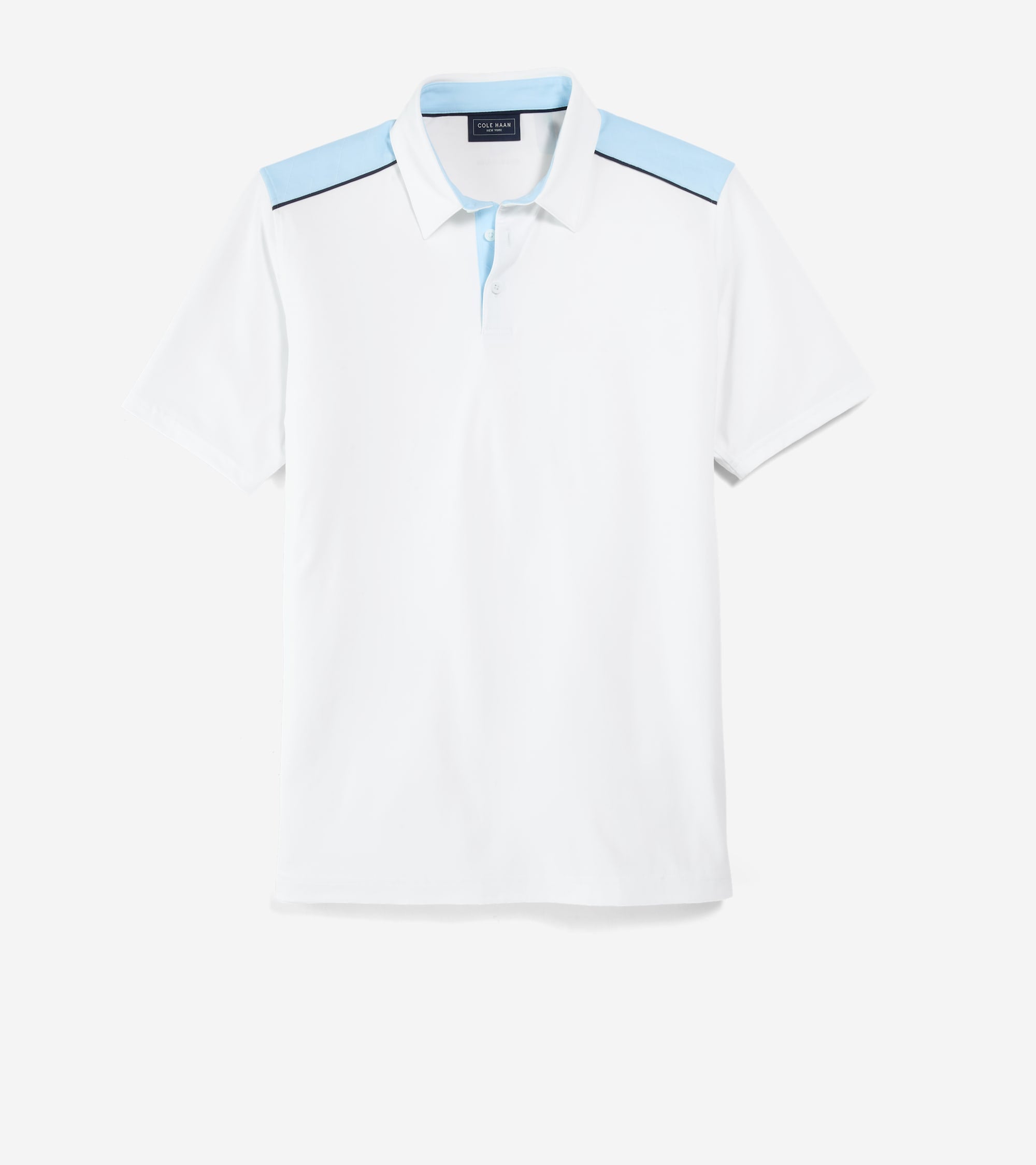 Cole Haan Men’s SkyWeave Polo Shirt – White Size Small Cole Haan Men’s SkyWeave Polo Shirt – White Size Small