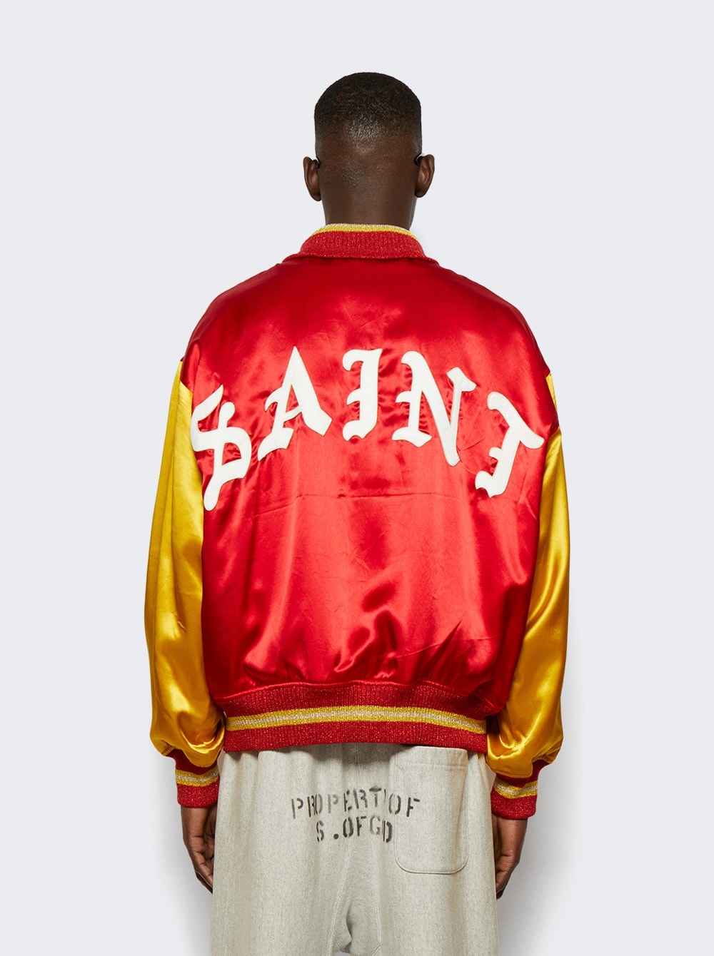 Saint Varsity Jacket Red Saint Varsity Jacket Red