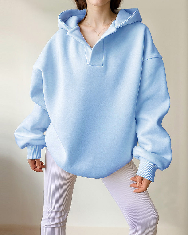 Zeagoo Casual Oversized Fit Fleece Hoodie Zeagoo Casual Oversized Fit Fleece Hoodie