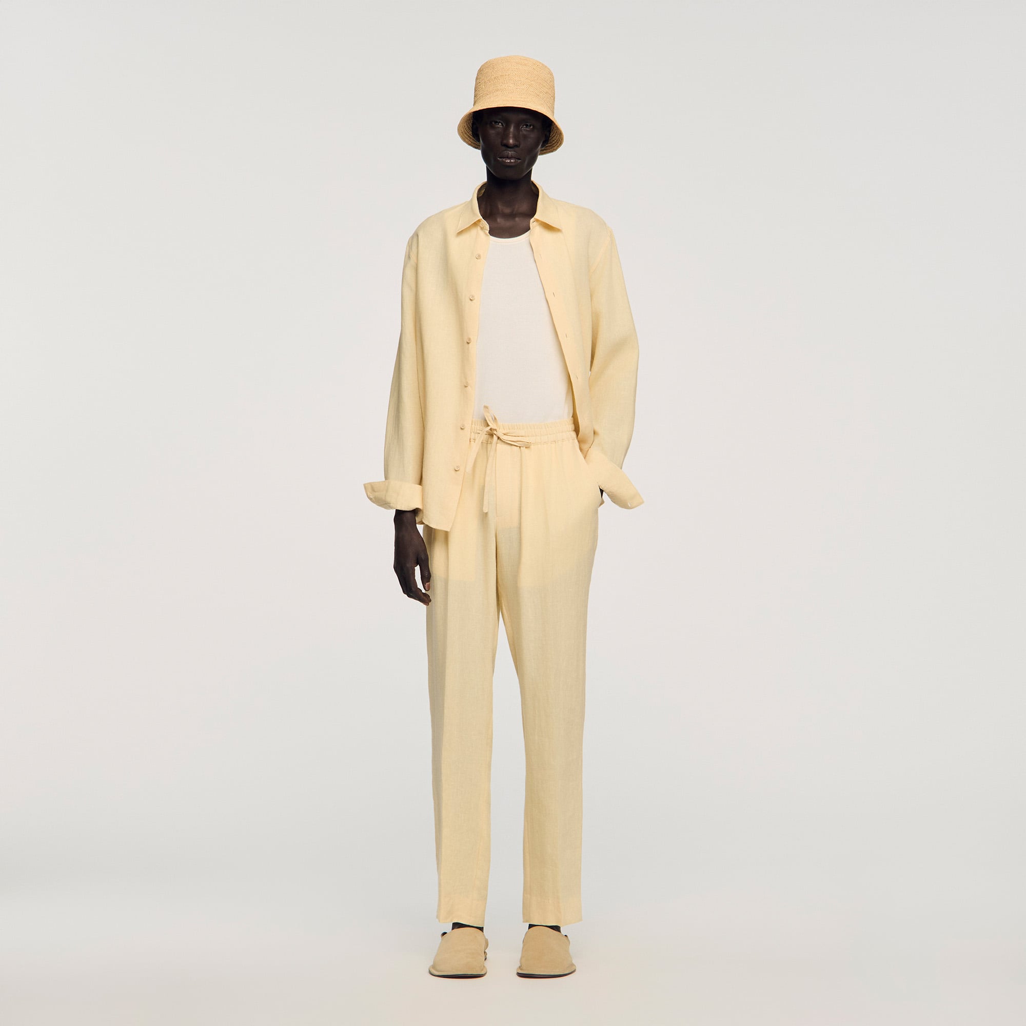 Elasticated linen trousers Elasticated linen trousers