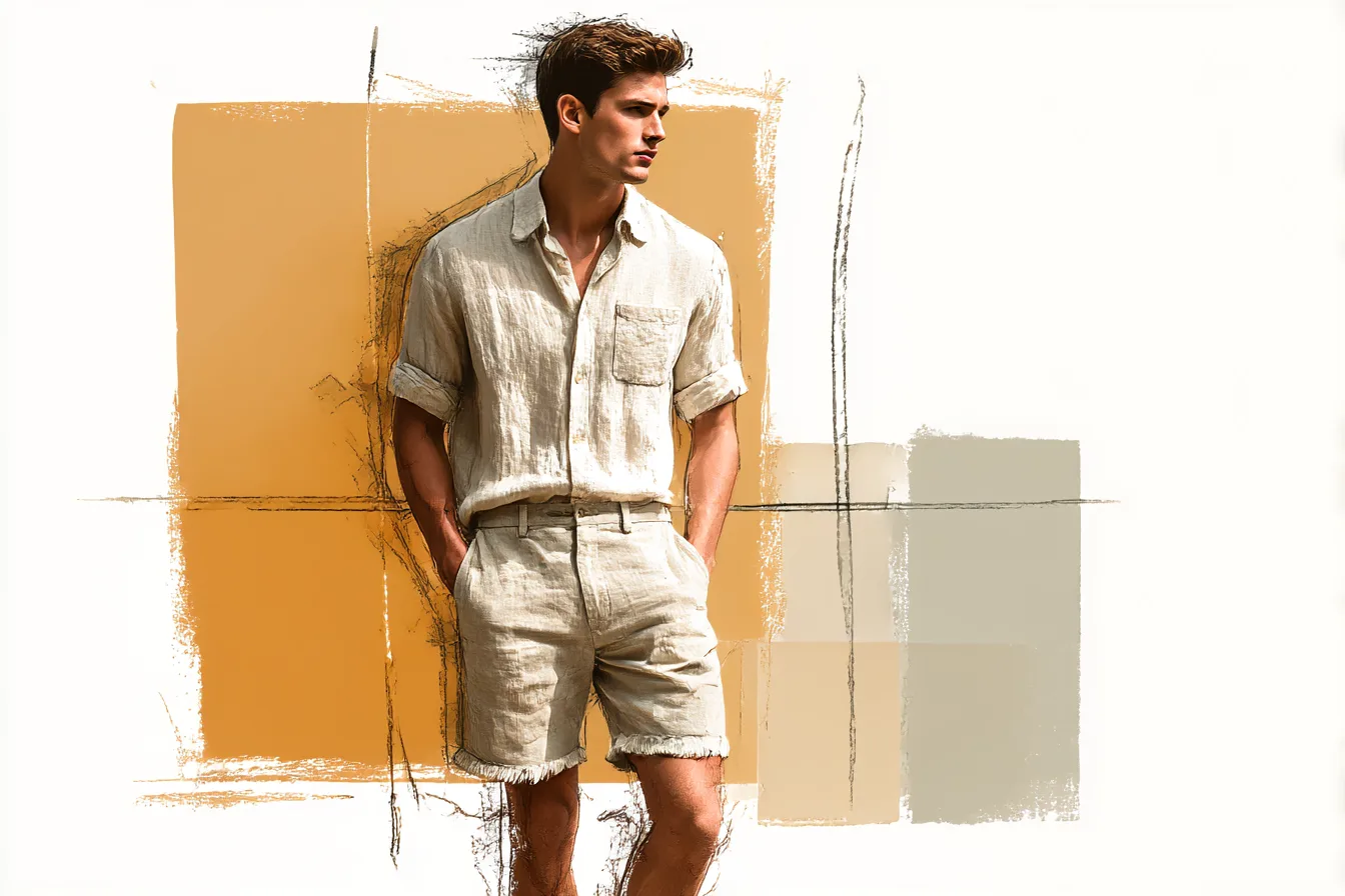 Shorts With a Linen Blend Edge That Works