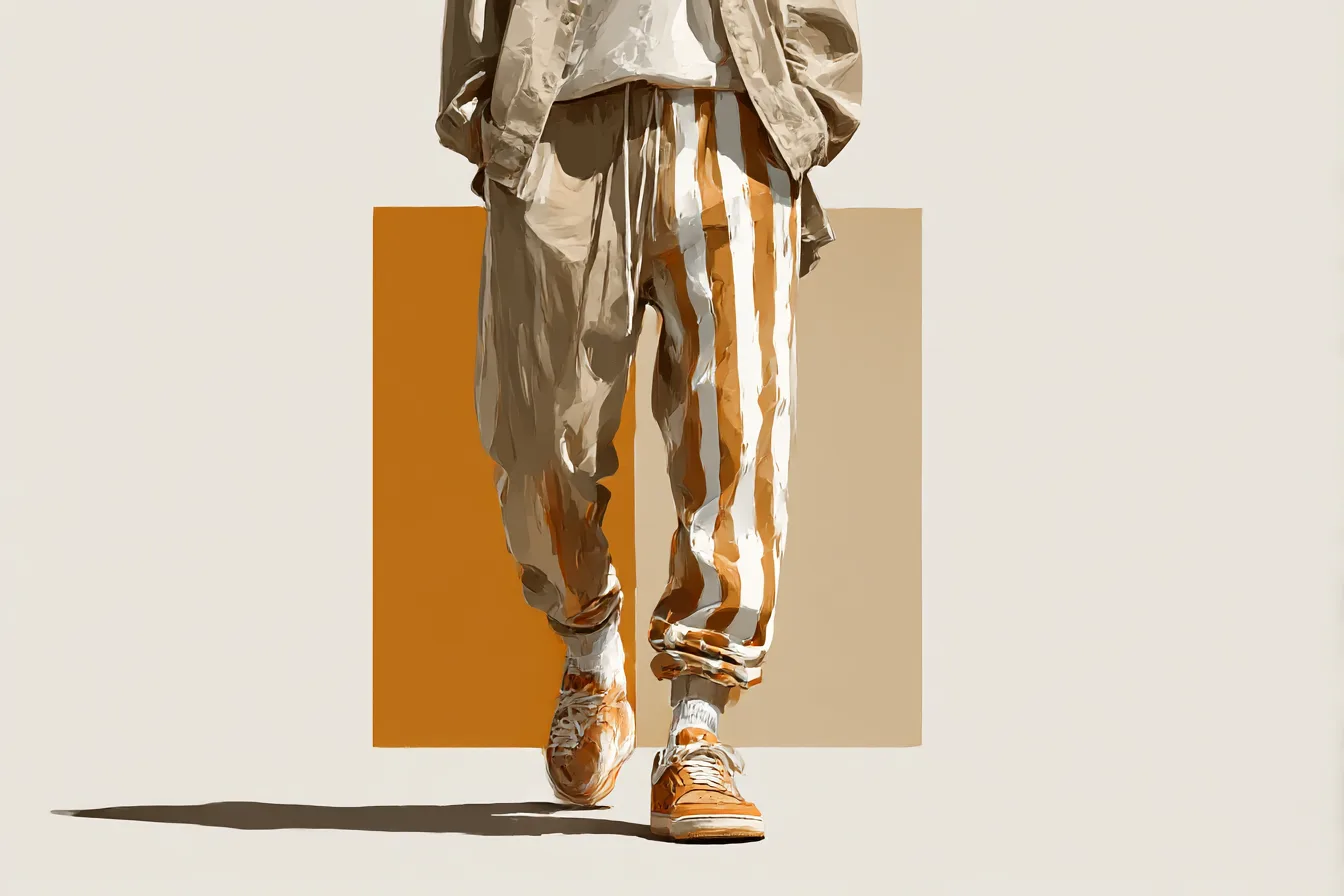Stripe Joggers That Look the Part