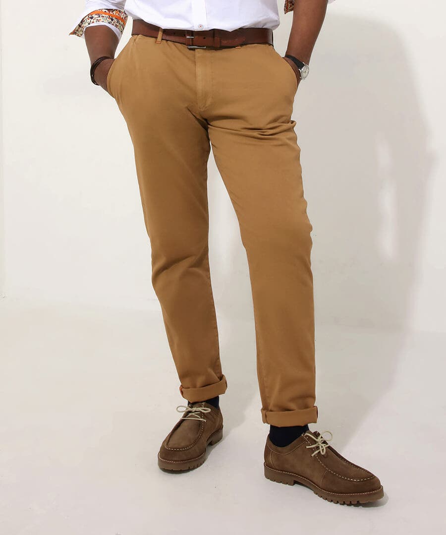Men’s Charming Chino Trousers – Size – Tobacco – by Joe Browns Men’s Charming Chino Trousers – Size – Tobacco – by Joe Browns
