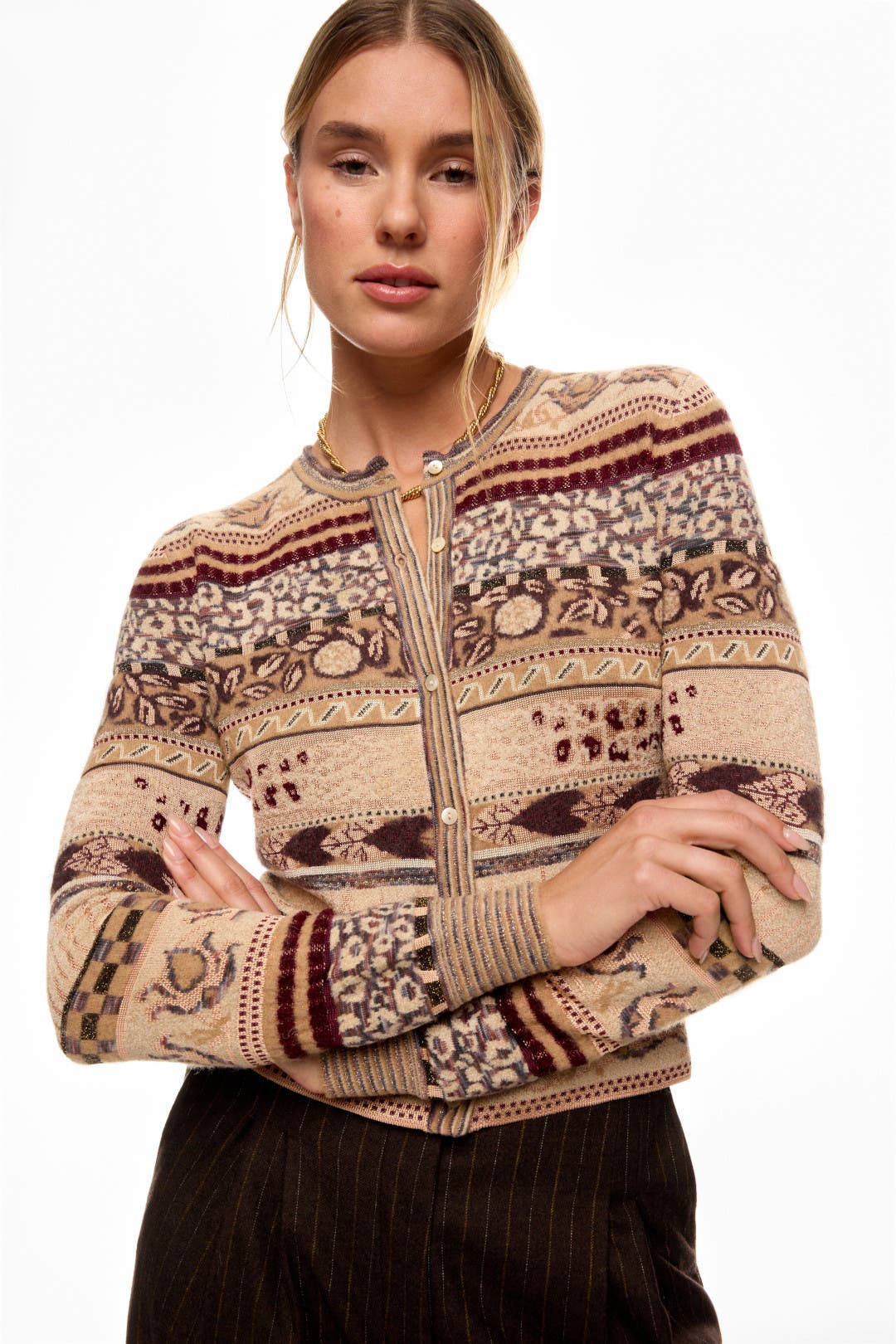 Ulla Johnson Liza Cardigan Multicolored-cream-print Ulla Johnson Liza Cardigan Multicolored-cream-print