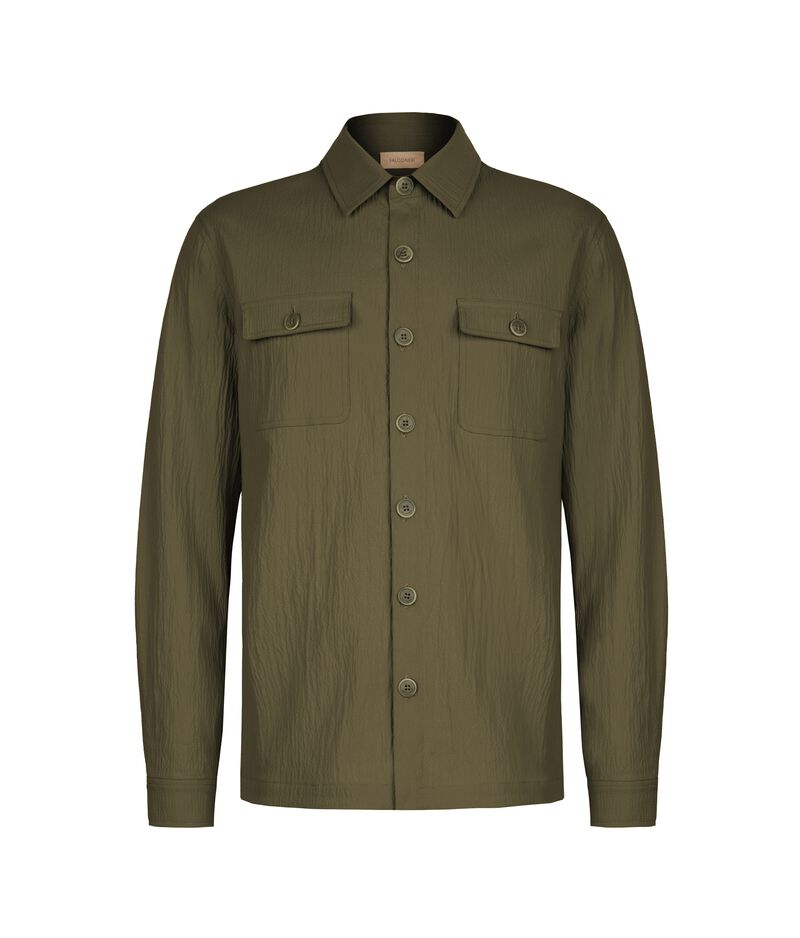 Falconeri Seersucker texture overshirt Man Jungle Falconeri Seersucker texture overshirt Man Jungle