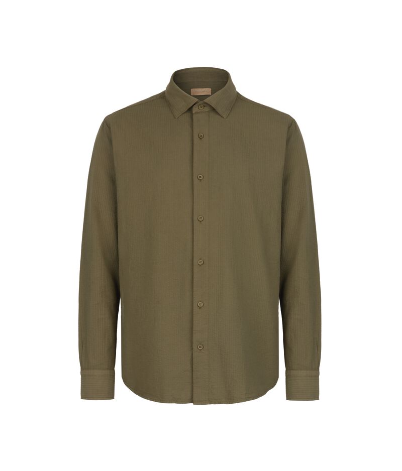 Falconeri Seersucker texture shirt Man Jungle Falconeri Seersucker texture shirt Man Jungle