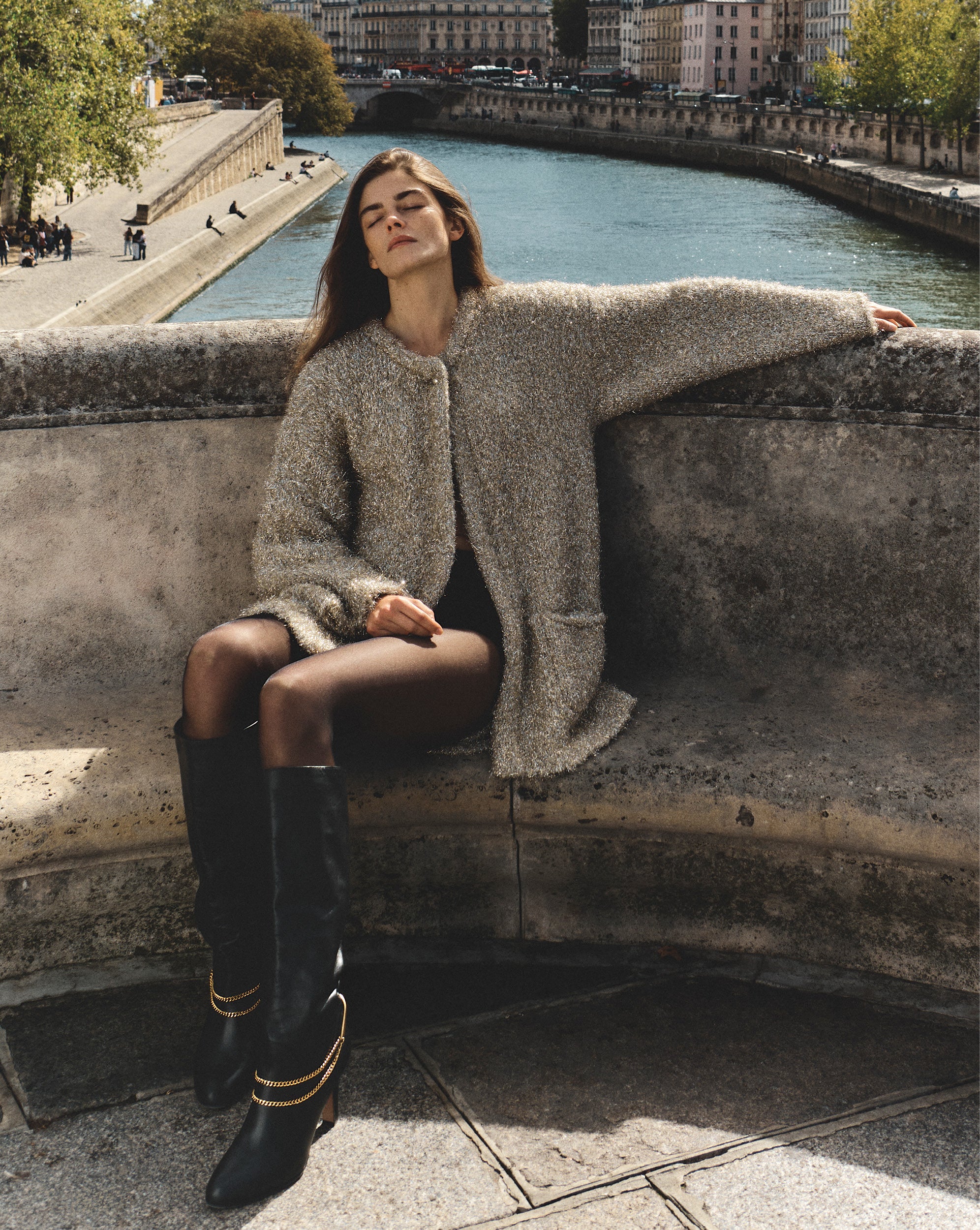 Veronica Beard Rozan Metallic Knit Jacket Gold Veronica Beard Rozan Metallic Knit Jacket Gold