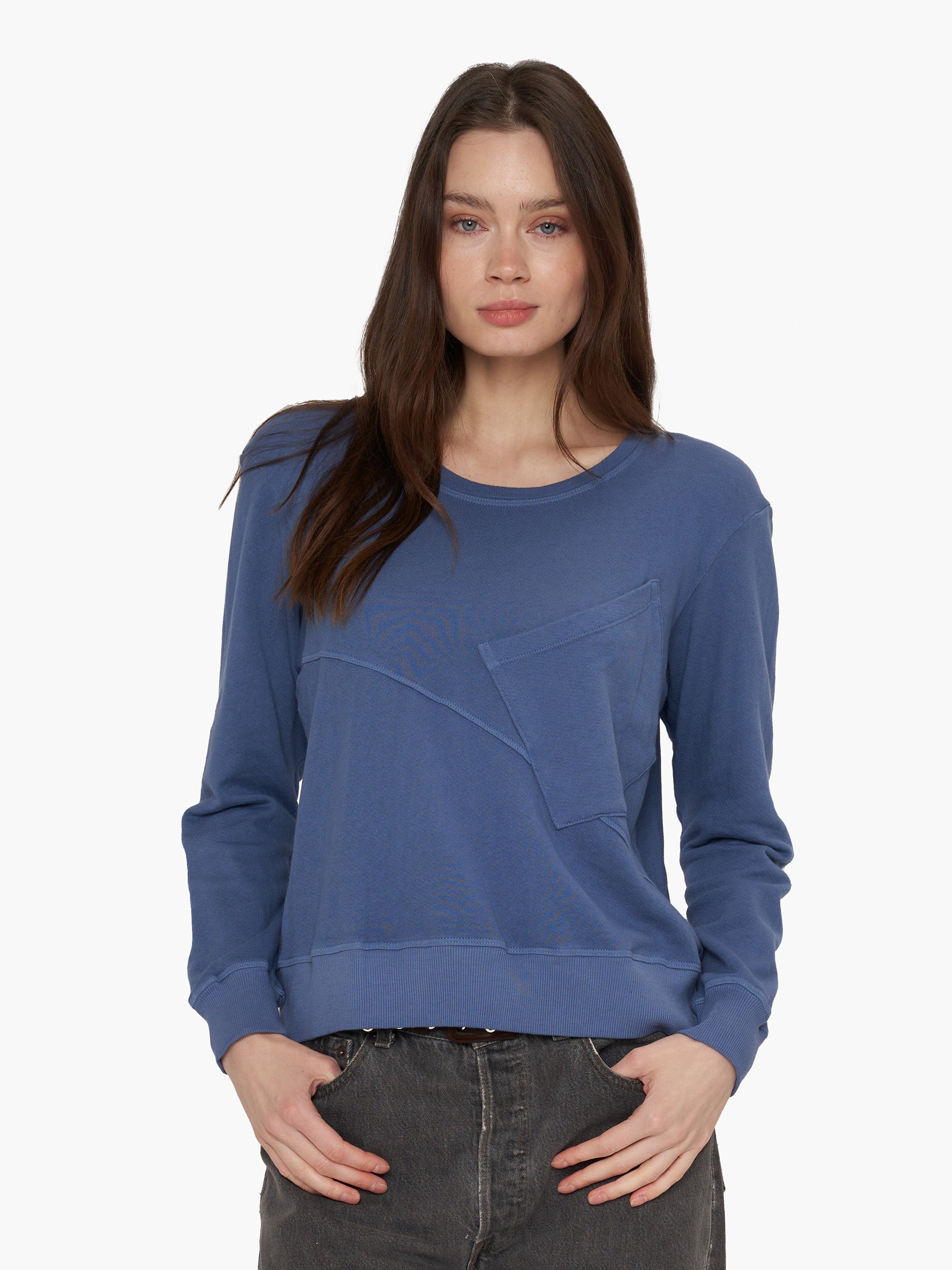 Seamed Pocket Sweatshirt Seamed Pocket Sweatshirt