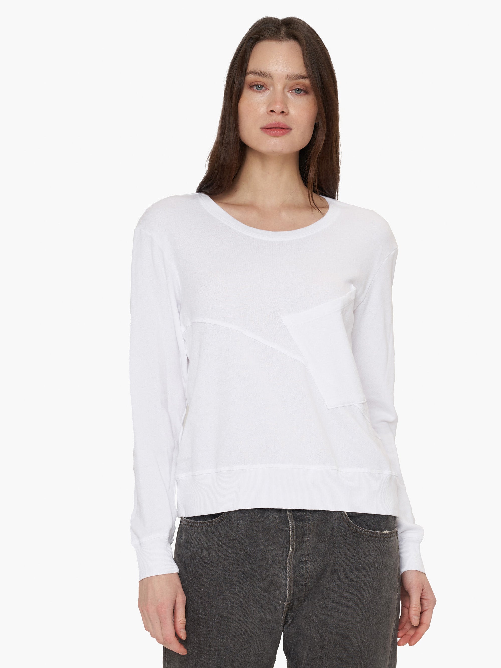 Seamed Pocket Sweatshirt Seamed Pocket Sweatshirt