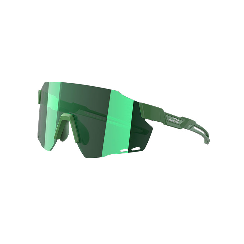 WINDBREAKER Classic Cycling Sunglasses – Matte Green + Dark Green WINDBREAKER Classic Cycling Sunglasses – Matte Green + Dark Green