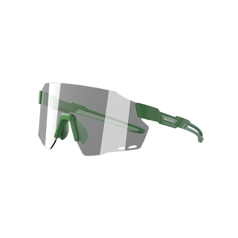 WINDBREAKER Photochromic Cycling Sunglasses – Matte Green + Dark Green WINDBREAKER Photochromic Cycling Sunglasses – Matte Green + Dark Green