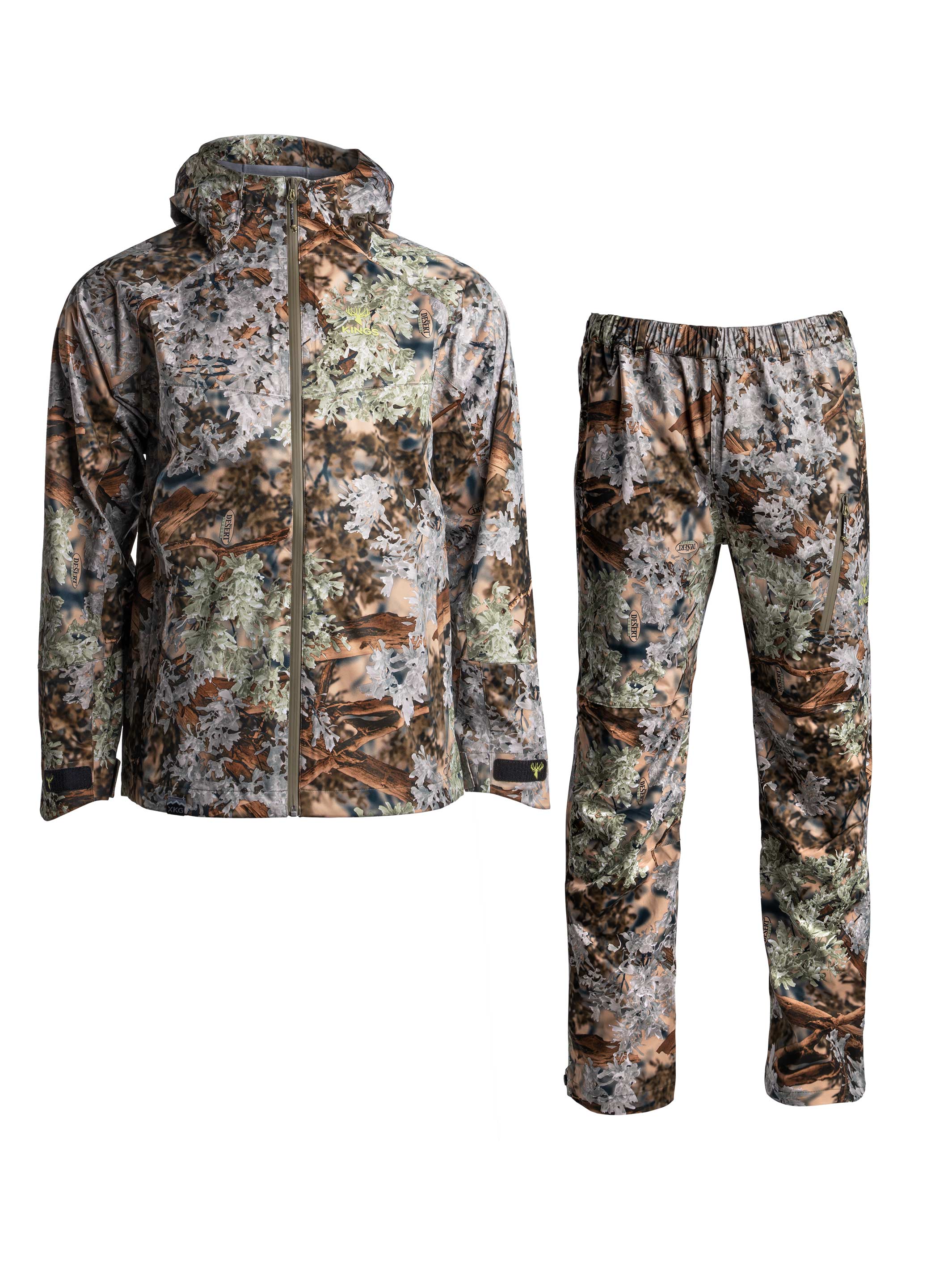 XKG Windstorm Rain Bundle in Desert Shadow® – Desert Shadow Medium Jacket Small Pant