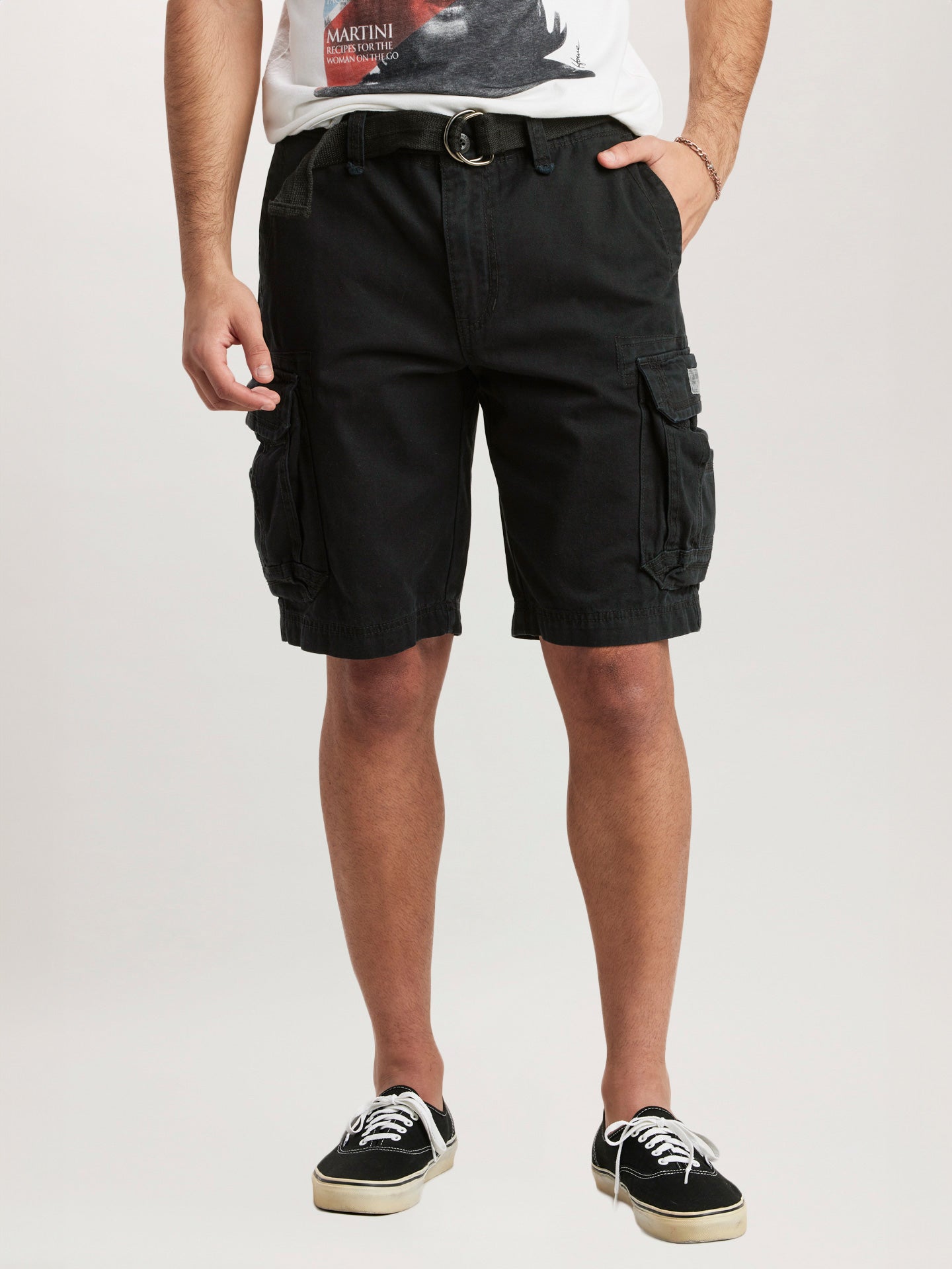 Men’s Survivor Cargo Shorts Black by UNIONBAY, Black
