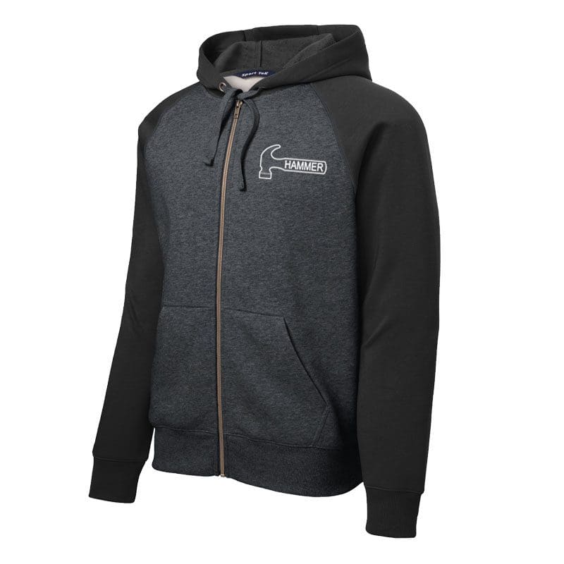 Hammer Men’s Black Coolwick Raglan Full Zip Fleece Jacket Hammer Men’s Black Coolwick Raglan Full Zip Fleece Jacket