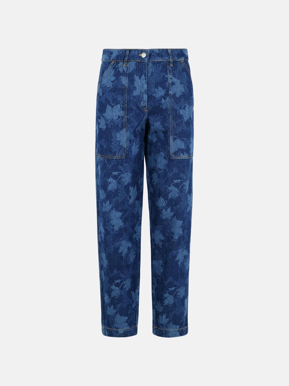MAISON KITSUNÉ ‘Workwear’ Blue Denim Jeans MAISON KITSUNÉ ‘Workwear’ Blue Denim Jeans