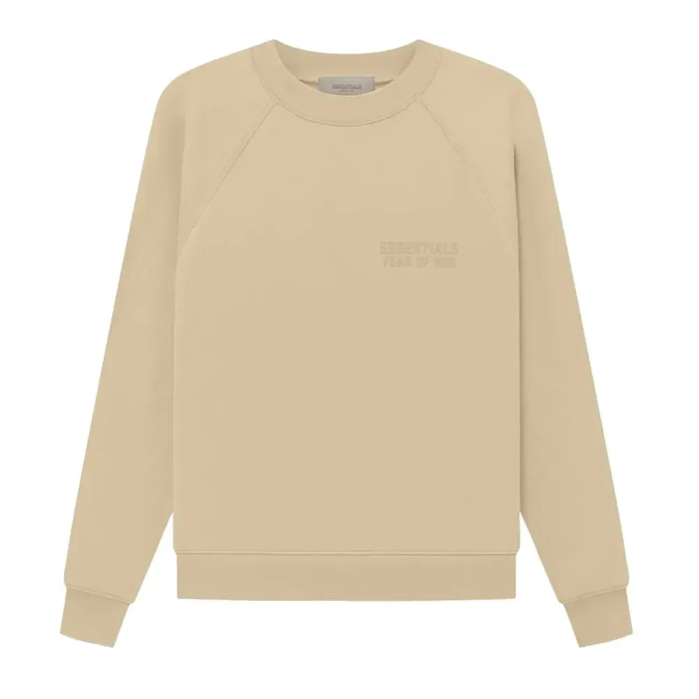 Fear of God Essentials Crewneck Sweatshirt Sand Fear of God Essentials Crewneck Sweatshirt Sand