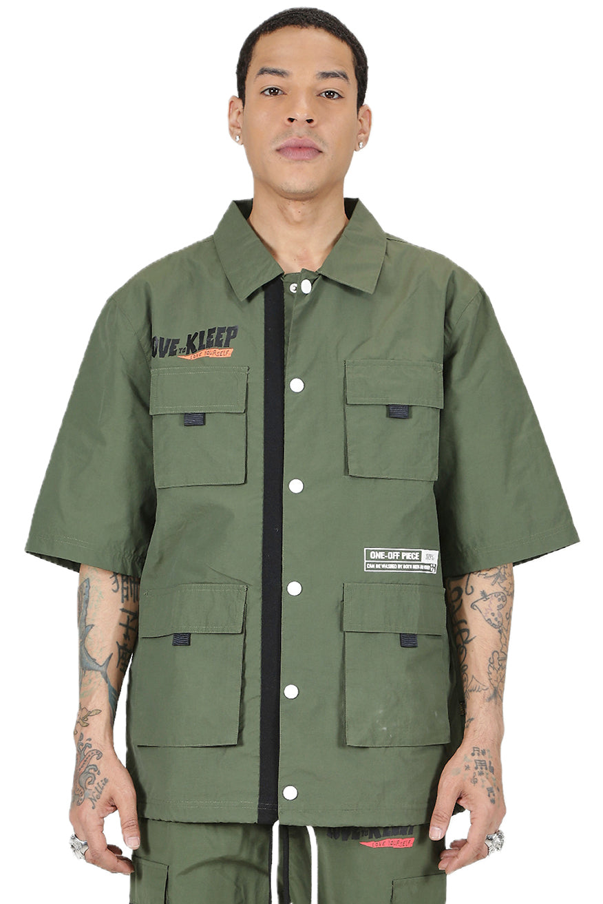 Anas Men’s premium crispy nylon short sleeve coach jacket Anas Men’s premium crispy nylon short sleeve coach jacket