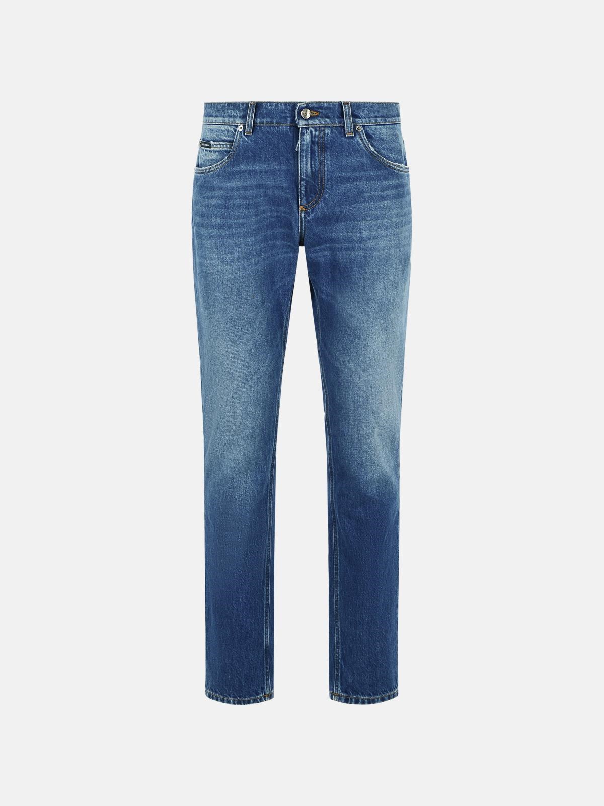 DOLCE & GABBANA Blue Cotton Jeans DOLCE & GABBANA Blue Cotton Jeans