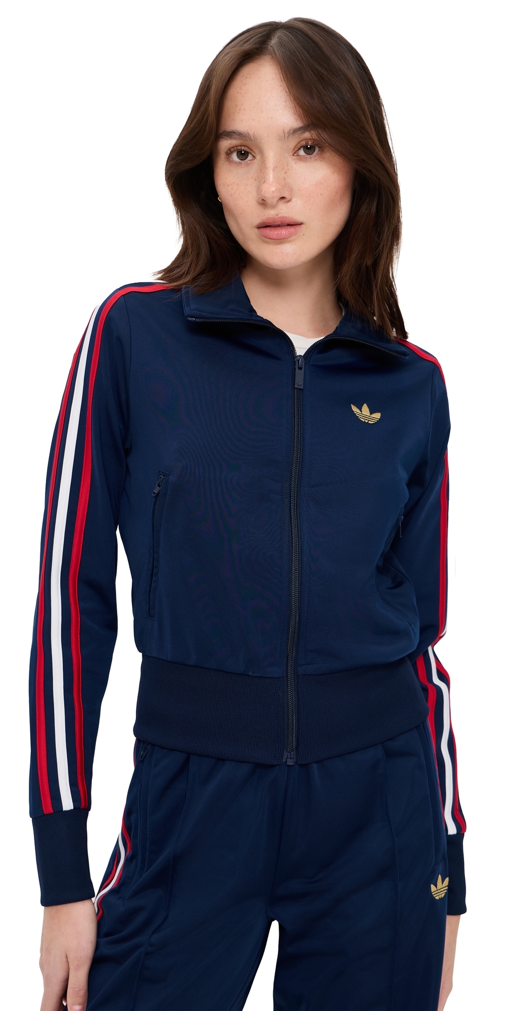 adidas Firebird Classic Track Jacket Night IndigoBetter Scarlet adidas Firebird Classic Track Jacket Night IndigoBetter Scarlet