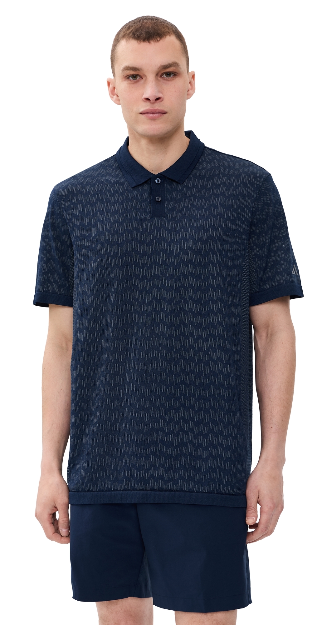 Adidas Golf Ultimate Tour Seamless Polo Shirt Collegiate NavyWonder Sage Adidas Golf Ultimate Tour Seamless Polo Shirt Collegiate NavyWonder Sage