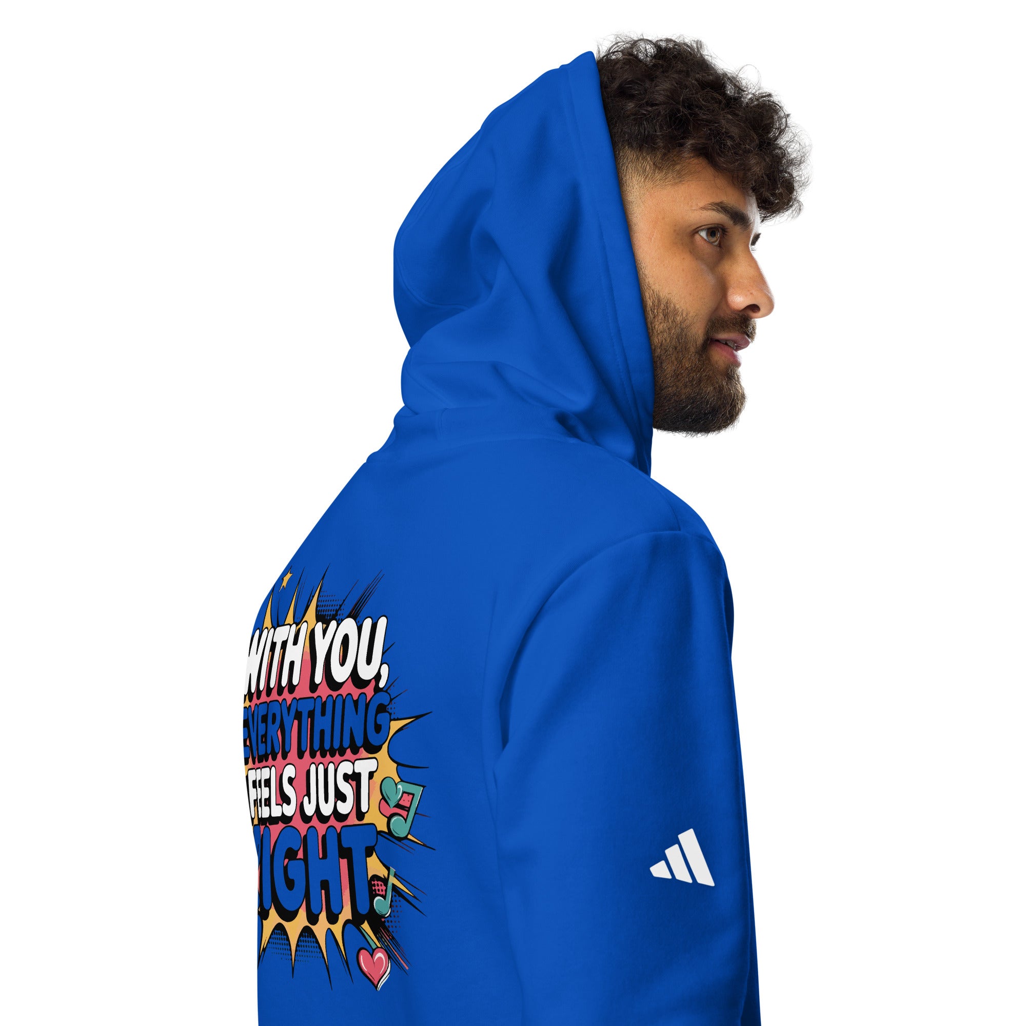 Adidas Fleece Hoodie Perfect for Party Buddies Adidas Fleece Hoodie Perfect for Party Buddies