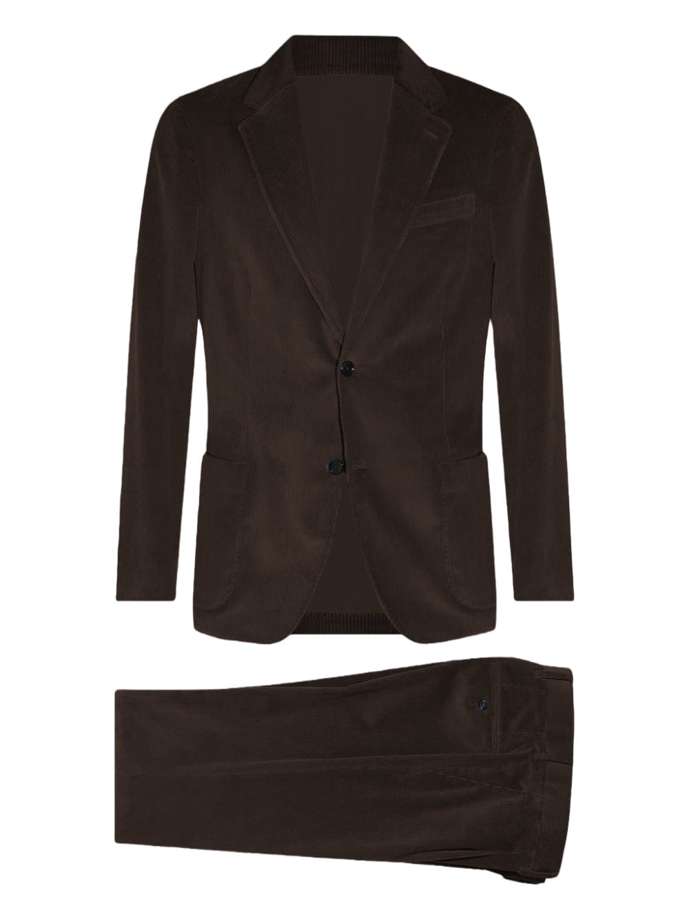 Corduroy Piece Men’s Suit Double Button Blazer & Pants Set – Coffee R Corduroy Piece Men’s Suit Double Button Blazer & Pants Set – Coffee R