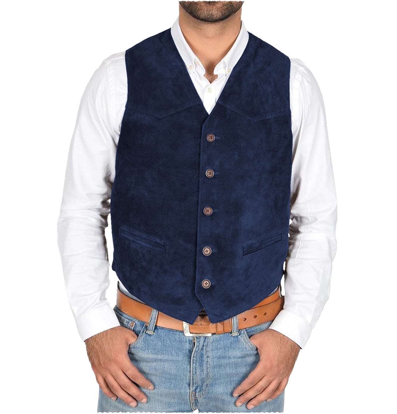 Aesido Men’s Vest Business Casual V Lapel Waistcoat Aesido Men’s Vest Business Casual V Lapel Waistcoat