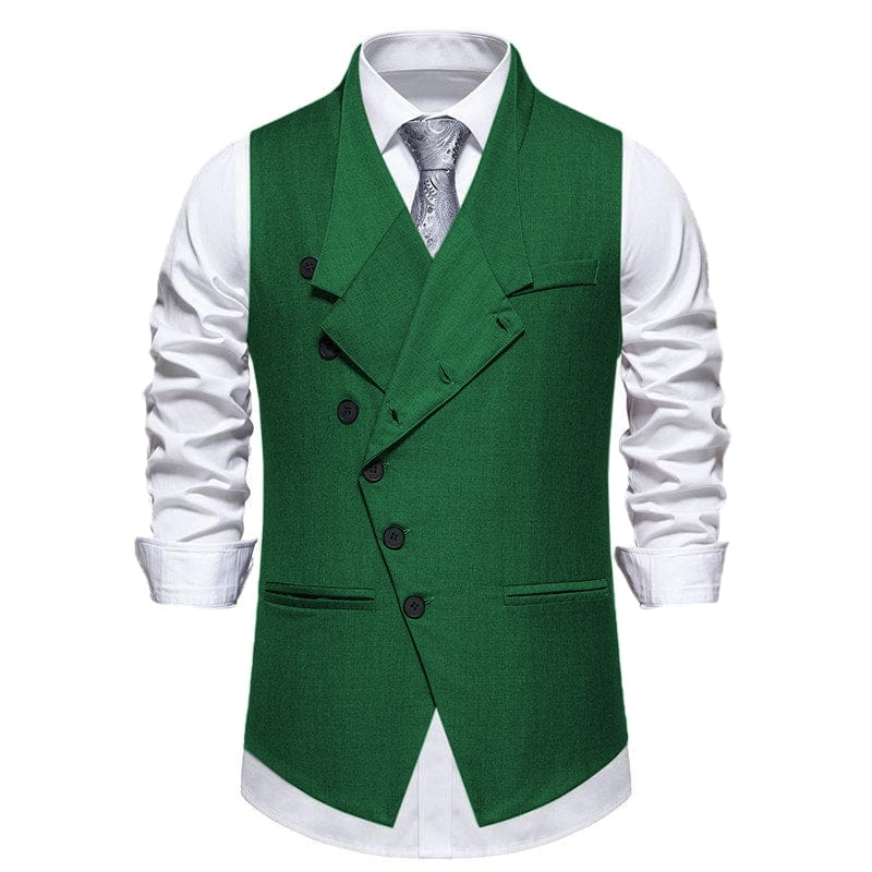 Men’s Vintage Solid Color Single Breasted Suit Vest Men’s Vintage Solid Color Single Breasted Suit Vest